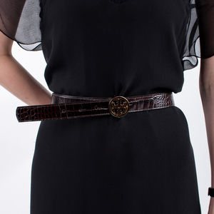 TORY BURCH COCONUT CLASSIC BELT | WOMENS SIZE 85CM